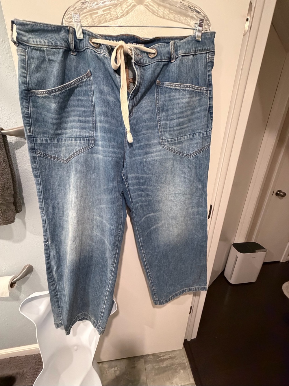 torrid Light Blue Denim Drawstring Jeans